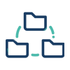ícone ilustrando integração entre projetos
